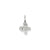 Diamond Butterfly Charm in 14k White Gold