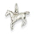 14k White Gold Horse Charm hide-image