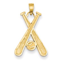 14k Gold Baseball Charm hide-image