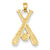 14k Gold Baseball Charm hide-image