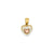 Mini I Love U Charm in 14k Gold Two-tone