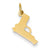 14k Gold Pistol Charm hide-image