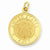 14k Gold U.S. Navy Insignia Disc Pendant, Pendants for Necklace