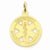 14k Gold Polished Medium EMT Medical Pendant, Pendants for Necklace