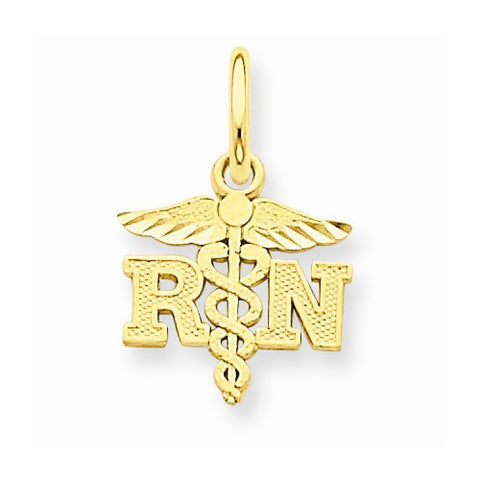 14k Gold R.N. Pendant, Pendants for Necklace