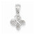 14k White Gold .01ct. Diamond Butterfly Pendant, Pendants for Necklace