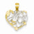 14k Gold and Rhodium Mom Pendant, Pendants for Necklace