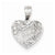 14k White Gold Mom Heart pendant, Classy Pendants for Necklace