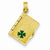 14k Gold Enamel Irish Prayer Book Pendant, Pendants for Necklace