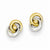 14k Yellow Gold Rhodium Love Knot Ear, Jewelry Earrings