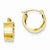14k Yellow Gold Polished Hoop Earrings