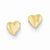 14k Yellow Gold Heart Ear, Jewelry Earrings