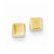 14k Yellow Gold Polished Square Post Ear, Jewelry Earrings