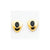 14k Yellow Gold Sapphire Earrings