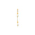 14k Yellow Gold Pink & White Pearl Dangle Earrings