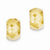 14k Yellow Gold Diamond-cut Hinged Post Earrings