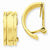 14k Yellow Gold Fancy Non-pierced Earrings
