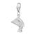 Lobster Clasp Nefertiti Charm In Sterling Silver