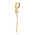 14k Gold Good Luck Clover Pendant