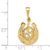 14k Gold Good Luck Clover Pendant