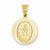 14k Gold Miraculous Medal pendant