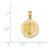 14k Gold Miraculous Medal pendant