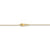 14K Yellow Gold DC Cable Chain, 0.75 mm