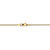 14K Yellow Gold DC Wheat Chain, 1 mm