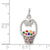 Enameled Easter Basket Charm in Sterling Silver