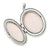 Sterling Silver 3 Butterflies 34mm Oval Locket