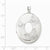 Sterling Silver 3 Butterflies 34mm Oval Locket