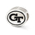 Sterling Silver Antiqued Georgia Tech Collegiate Bead