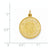 14k Gold US Marine Corp Saint Christopher Medal Pendant