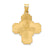 14k Gold Four-Way Medal Pendant