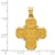 14k Gold Four-Way Medal Pendant