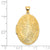 14k Gold Scroll Oval Locket